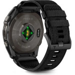 Tech-Protect Nylon Strap for Garmin Fenix 5X / 5X PLUS / 6X / 6X PRO / 7X / 8 (51 mm) - Black - (26684-0)