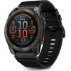 Tech-Protect Nylon Strap for Garmin Fenix 5X / 5X PLUS / 6X / 6X PRO / 7X / 8 (51 mm) - Black - (26684-0)