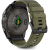 Tech-Protect Nylon strap for Garmin Fenix 5X / 5X PLUS / 6X / 6X PRO / 7X / 8 (51 mm) - green - (26686-0)