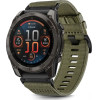Tech-Protect Nylon strap for Garmin Fenix 5X / 5X PLUS / 6X / 6X PRO / 7X / 8 (51 mm) - green - (26686-0)