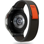 Tech-Protect Nylon Strap for Samsung Galaxy Watch 4/5/5 Pro/6/7/FE - Black & Orange - (24331-0)