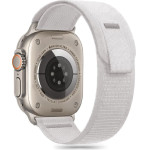 Tech-Protect Nylon Stripe Strap for Apple Watch 6 / 7 / 8 / 9 / 10 / SE / Ultra 1 / 2 (44 / 45 / 46 / 49 MM) - Gray - (26435-0)