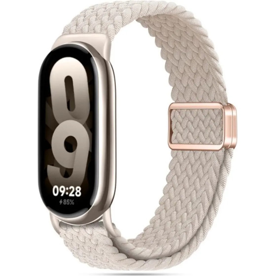 Tech-Protect NylonMag Strap for Xiaomi Smart Band 8 / 9 / NFC - Beige - (26420-0)