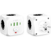 Tech-Protect PCL3x4 Power Strip, 2x USB-A, 2x USB-C, 3x AC Type Schuko - White - (27203-0)
