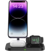 Tech-Protect QI15W-A22 MagSafe Inductive Charger with 3in1 MagSafe Stand for Smartphone / Apple Watch / AirPods - Black - (22642-0)