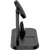 Tech-Protect QI15W-A22 MagSafe Inductive Charger with 3in1 MagSafe Stand for Smartphone / Apple Watch / AirPods - Black - (22642-0)