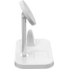 Tech-Protect QI15W-A22 MagSafe inductive charger with 3in1 MagSafe stand for smartphone / Apple Watch / AirPods - white - (22643-0)