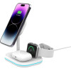 Tech-Protect QI15W-A27 3-in-1 inductive charger with MagSafe stand for smartphone / Apple Watch / AirPods - white - (23344-0)