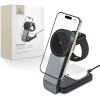 Tech-Protect QI15W-A28 MagSafe 3in1 Inductive Charger with Smartphone / Apple Watch / AirPods Stand - Black - (23325-0)