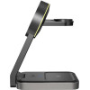Tech-Protect QI15W-A28 MagSafe 3in1 Inductive Charger with Smartphone / Apple Watch / AirPods Stand - Black - (23325-0)