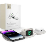 Tech-Protect QI15W-A32 3-in-1 Inductive Charger with MagSafe for Smartphone / Apple Watch / AirPods - Gray - (25159-0)
