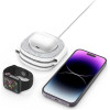 Tech-Protect QI15W-A32 3-in-1 Inductive Charger with MagSafe for Smartphone / Apple Watch / AirPods - Gray - (25159-0)