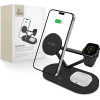 Tech-Protect QI15W-A41 3in1 Wireless Charger with MagSafe for Apple Devices - Black - (27008-0)