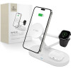 Tech-Protect QI15W-A41 3in1 Wireless Charger with MagSafe for Apple Devices - White - (27007-0)