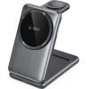 Tech-Protect QI15W-A42 3in1 Inductive Charger with MagSafe for Apple Devices - Gray - (27129-0)