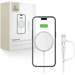 Tech-Protect QI15W-A44 Magnetic Wireless Charger with MagSafe - White - (26935-0)