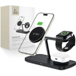Tech-Protect QI15W-A45 3in1 Wireless Charger with MagSafe for Apple Devices - Black - (27158-0)