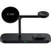 Tech-Protect QI15W-A45 3in1 Wireless Charger with MagSafe for Apple Devices - Black - (27158-0)