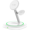 Tech-Protect QI15W-A46 3in1 Magnetic MagSafe Inductive Charger - White - (27397-0)