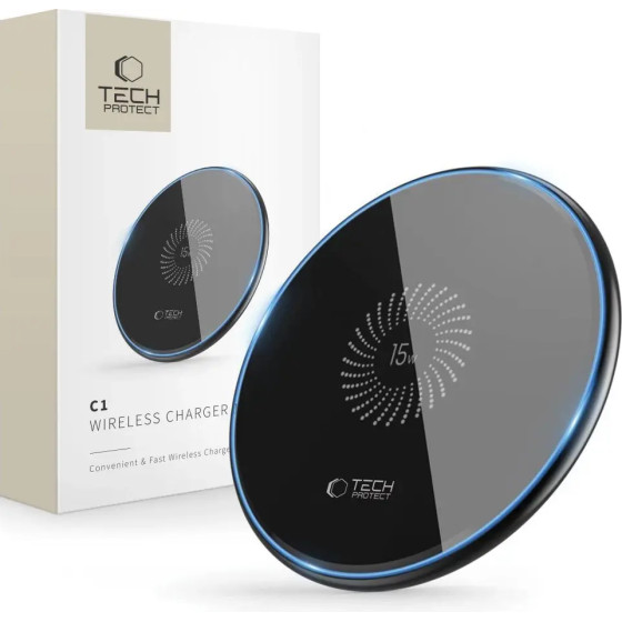 Tech-Protect QI15W-C1 inductive charger 15W - black - (21996-0)