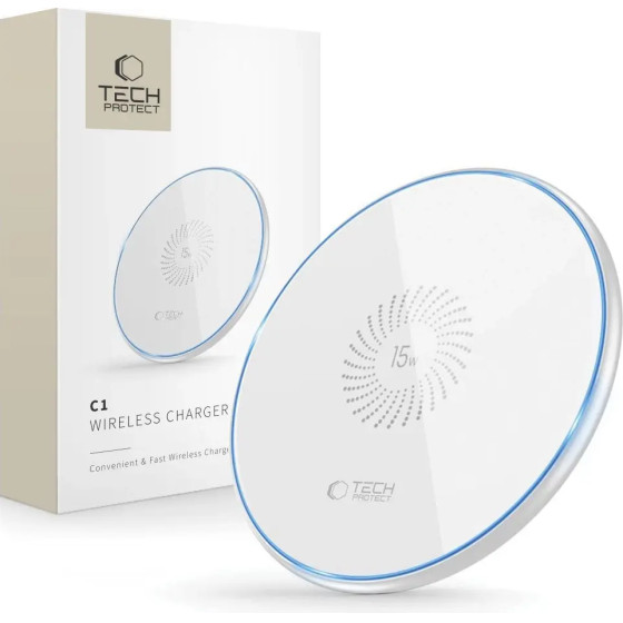 Tech-Protect QI15W-C1 inductive charger 15W - white - (21997-0)