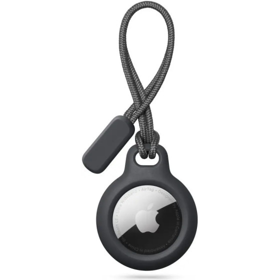 Tech-Protect Rough Chain Case for Apple AirTag with Pendant - Black - (21876-0)