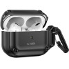 Tech-Protect Rough Hook Case with Carabiner for Apple AirPods Pro 1 / 2 - Black - (26265-0)
