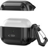 Tech-Protect Rough Hook Case with Carabiner for Apple AirPods Pro 1 / 2 - Black - (26265-0)