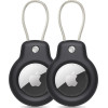 Tech-Protect Rough Vein 2-pack case for Apple AirTag - black - (27157-0)