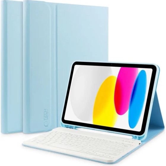 Tech-Protect SC Pen + Keyboard Case with Keyboard for iPad 10.9 2022 - Light Blue - (23203-0)