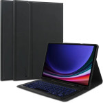 Tech-Protect SC Pen + Keyboard Case with Keyboard for Samsung Galaxy Tab S9 FE+ 12.4 X610 / X616B - Black - (24350-0)