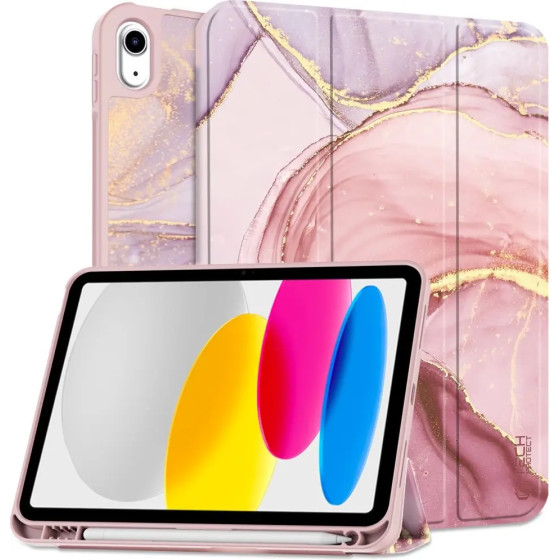 Tech-Protect SC Pen Case for iPad 10.9 2022 - Pink Marble - (25345-0)