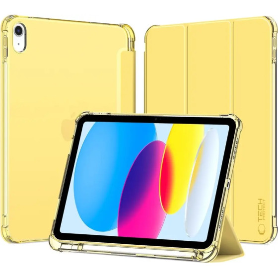 Tech-Protect SC Pen Hybrid Case for iPad 10 / 2022 - Yellow - Transparent - (26766-0)