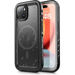 Tech-Protect ShellBox Case Waterproof IP68 with MagSafe for iPhone 15 - Black - (23610-0)