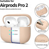 Tech-Protect Silicone Case for Apple AirPods Pro 1 / 2 - Beige - (26141-0)