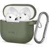 Tech-Protect Silicone Hook Case for AirPods 4 - Green - (26521-0)