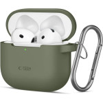 Tech-Protect Silicone Hook Case for AirPods 4 - Green - (26521-0)
