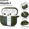 Tech-Protect Silicone Hook Case for Apple AirPods 3 - Green - (26154-0)