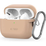 Tech-Protect Silicone Hook Case for Apple AirPods Pro 1 / 2 - Beige - (25957-0)