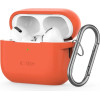 Tech-Protect Silicone Hook Case for Apple AirPods Pro 1 / 2 - Orange - (25964-0)