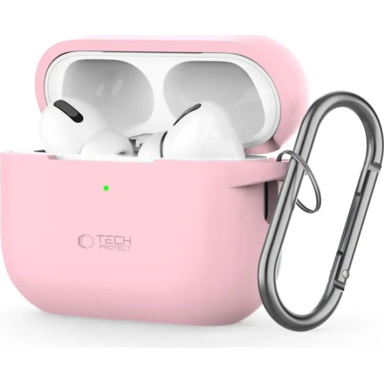 Tech-Protect Silicone Hook Case for Apple AirPods Pro 1 / 2 - Pink - (25963-0)