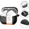 Tech-Protect Silicone Hook Case for Samsung Galaxy Buds 3 / 3 Pro - Black - (26032-0)