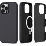 Tech-Protect Silicone MagSafe iPhone 16 Pro Case - Black - (25511-0)