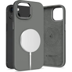 Tech-Protect Silicone PUZ MagSafe iPhone 15 Case - Gray - (27035-0)