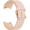 Tech-Protect Silicone Strap for Samsung Galaxy Watch 4 / 5 / 5 Pro / 6 / 7 / FE - Beige - (25837-0)