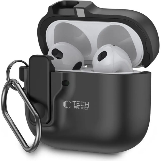 Tech-Protect Slim Hook Case for AirPods 4 - Black - (26541-0)