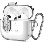 Tech-Protect Slim Hook Case for AirPods 4 - Clear - (26543-0)
