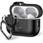 Tech-Protect Slim Hook Case with Carabiner for Apple AirPods Pro 1 / 2 - Black - (26264-0)