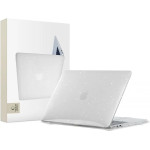 Tech-Protect SmartShell Case for MacBook Air 13 M2 / M3 / 2022-2024 - Clear-Glitter - (21759-0)