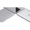 Tech-Protect SmartShell Case for MacBook Air 13 M2 / M3 / 2022-2024 - Clear-Glitter - (21759-0)